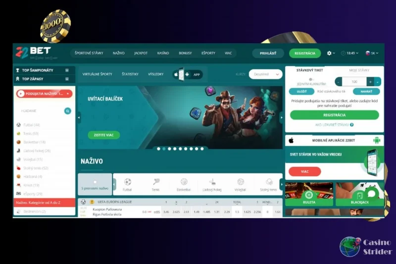 22bet Casino