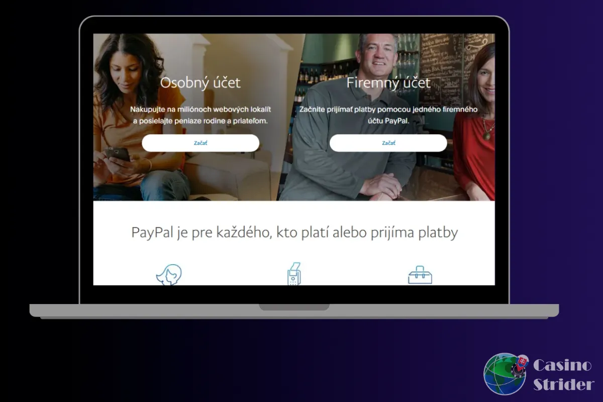 PayPal online site